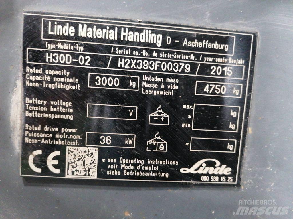 Linde H30D-02 Dizelski viljuškari