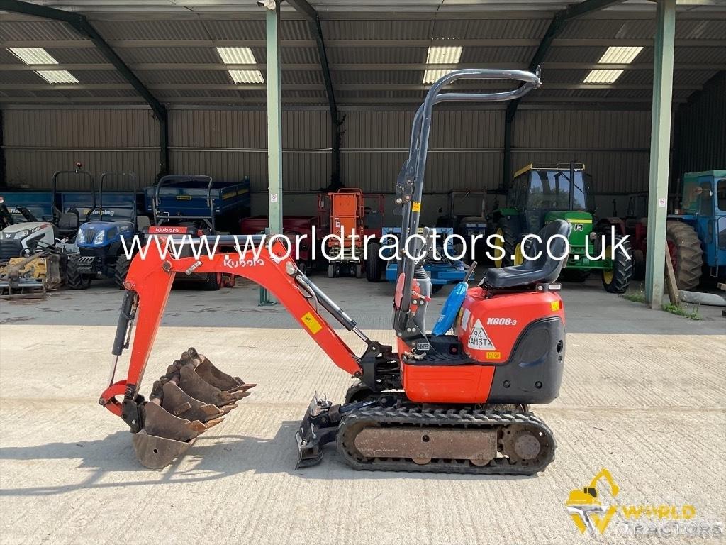 Kubota K 008-3 Mini bageri < 7t
