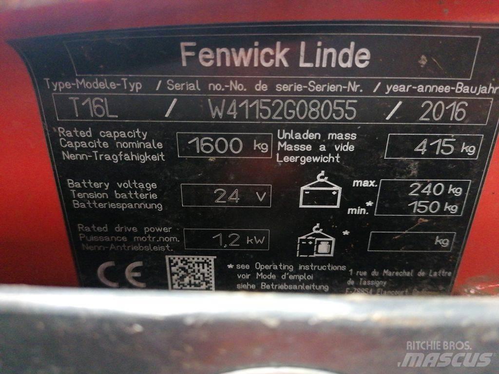 Linde T16L Ručni paletar