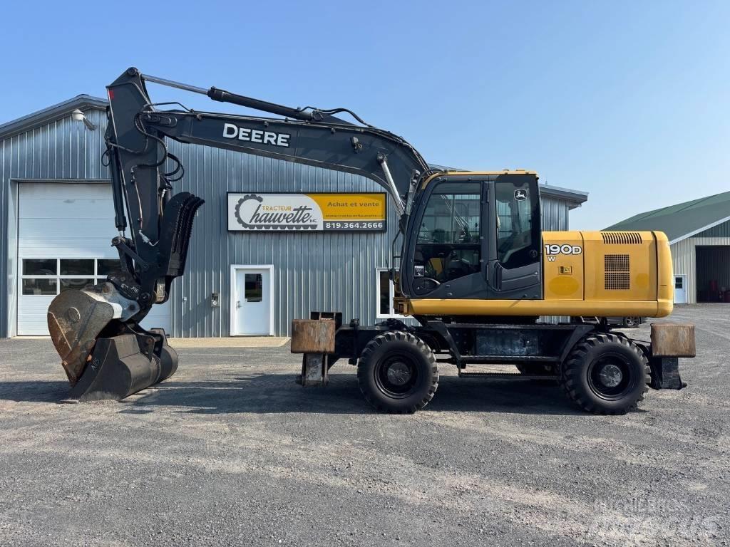 John Deere 190 DW Bageri točkaši
