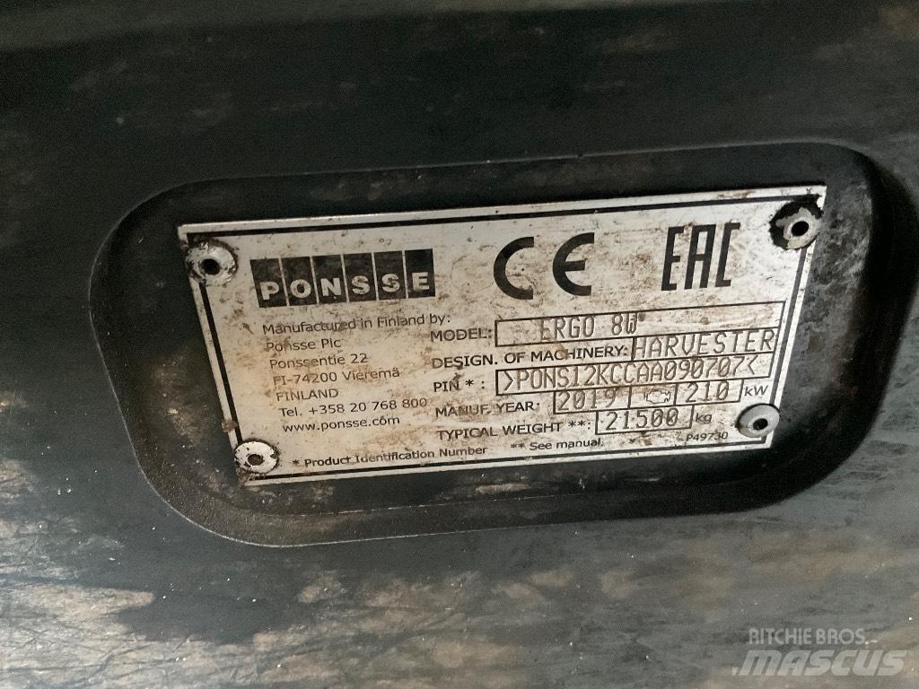 Ponsse ERGO 8W Harversteri