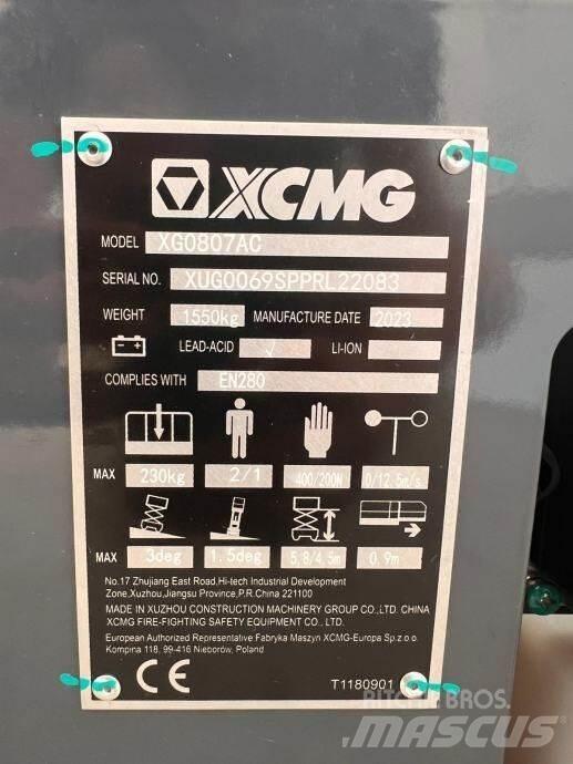 XCMG XG0807AC Makazaste platforme
