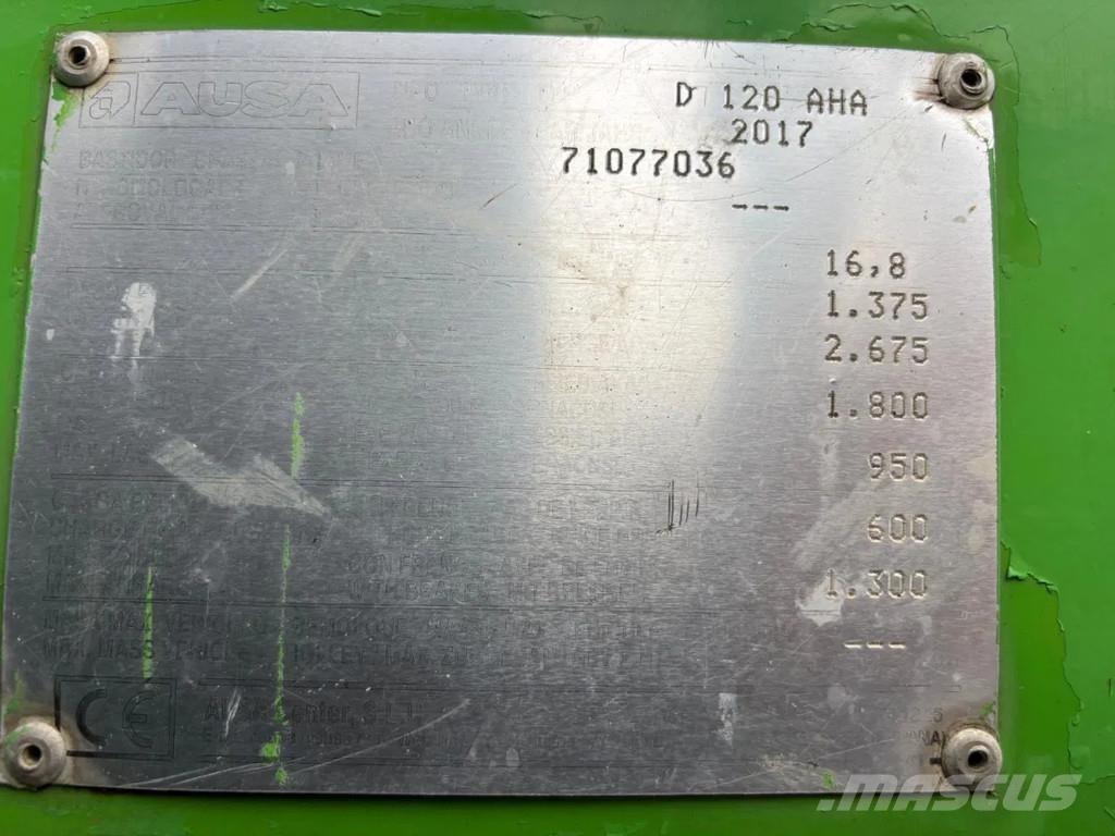 Ausa D120AHA Zglobni damperi