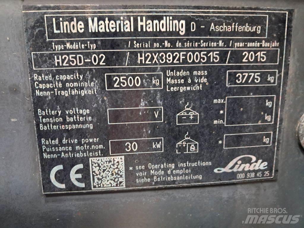 Linde H25D-02 Dizelski viljuškari