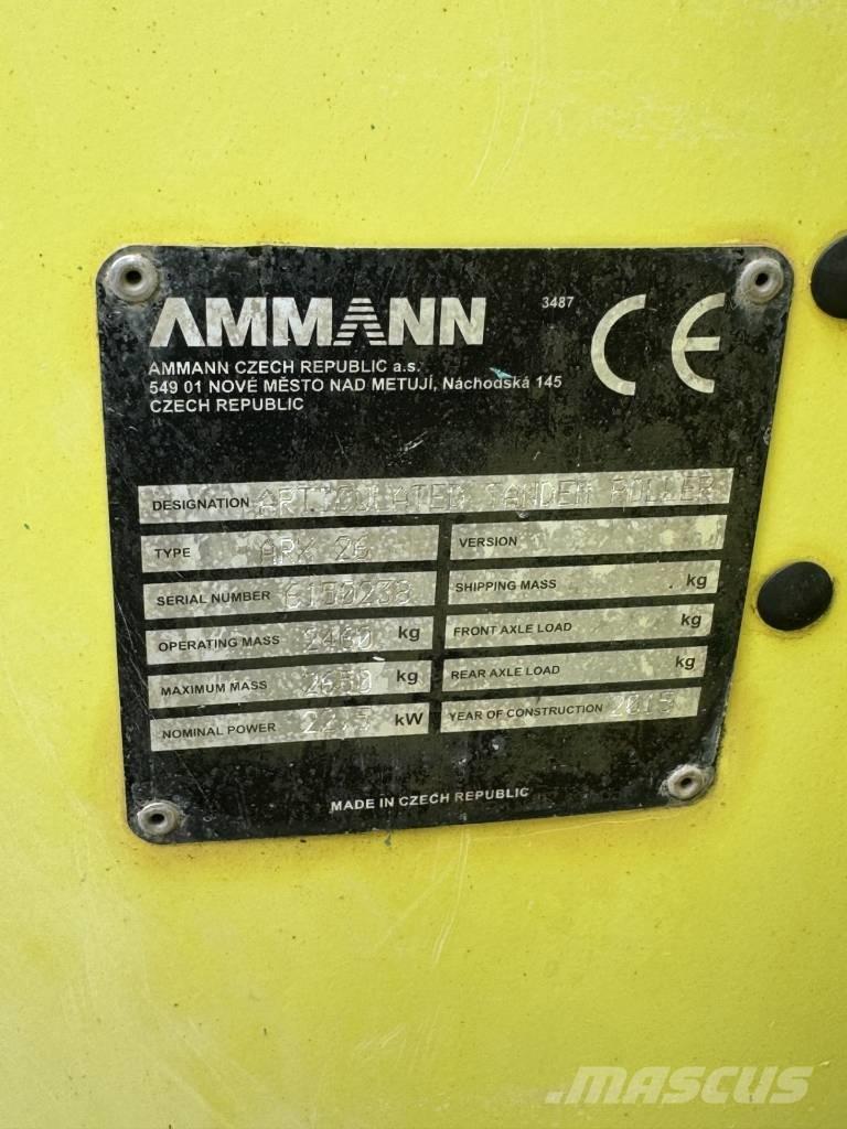 Ammann ARX 26 Valjci sa duplim bubnjem