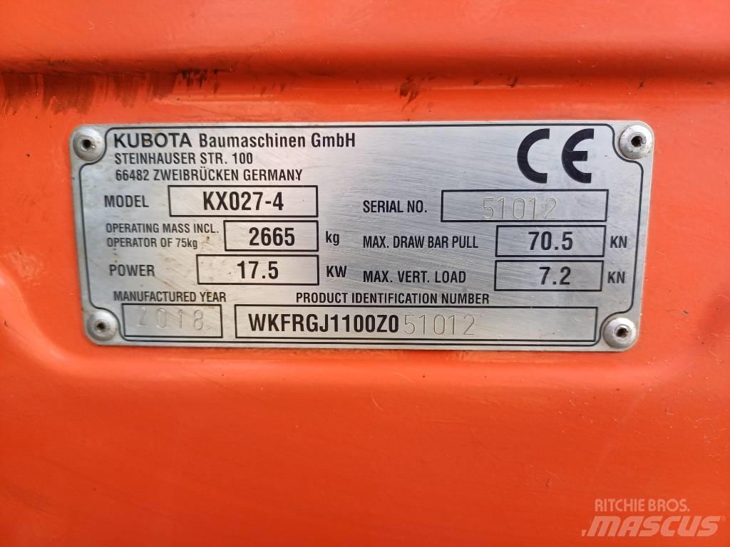 Kubota KX027-4 Mini bageri < 7t