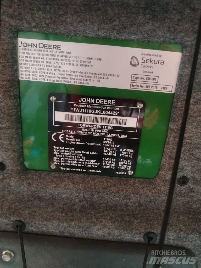 John Deere 1110 Forvarderi