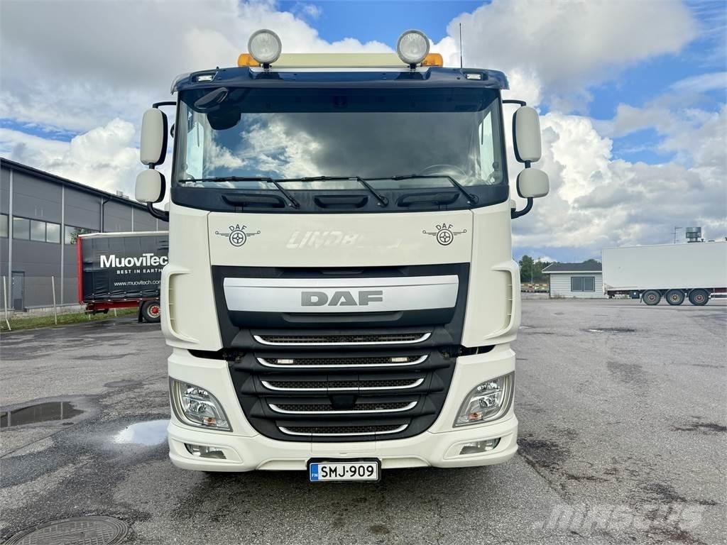 DAF XF 510 6X2 FAN Rol kiper kamioni sa kukom za podizanje tereta