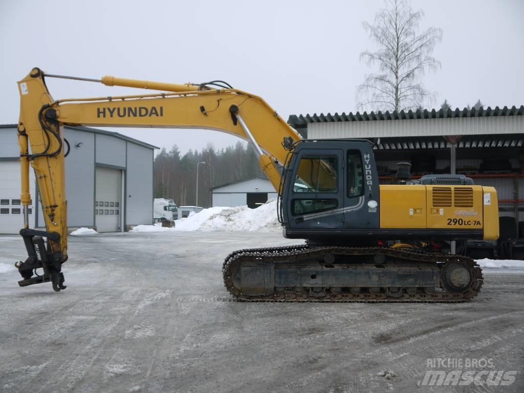 Hyundai R 290 LC-7A Bageri guseničari