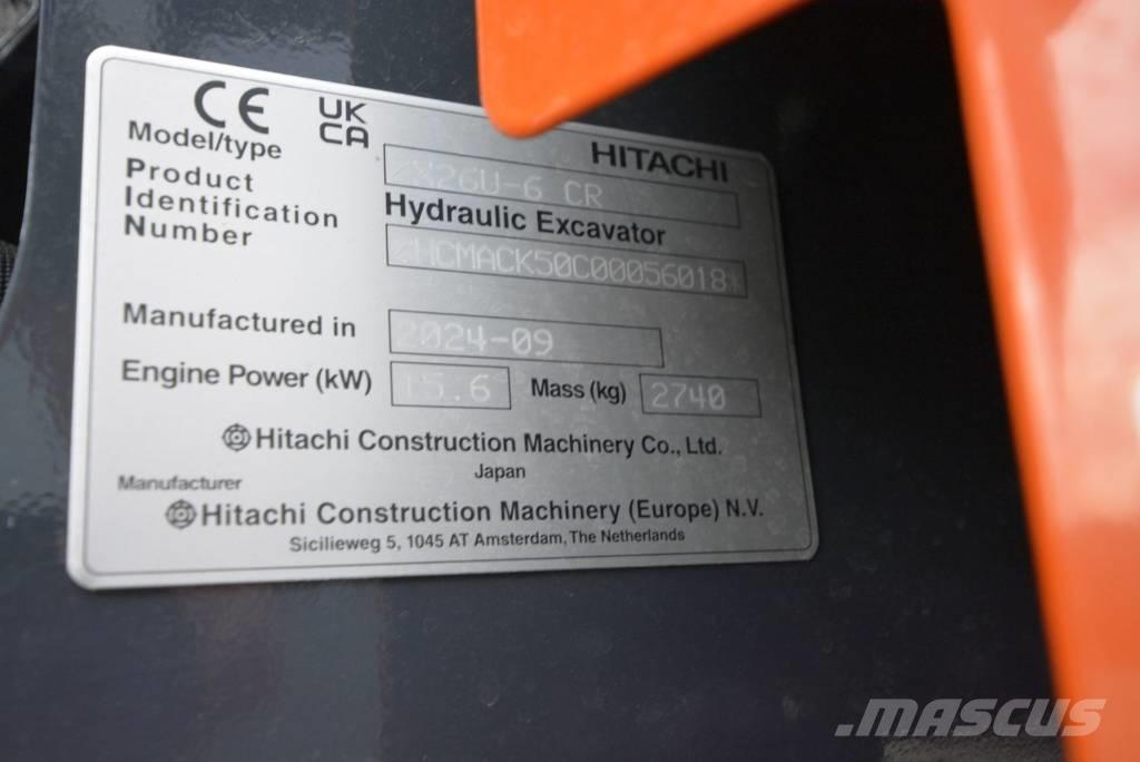 Hitachi ZX 26 U-6 Mini bageri < 7t