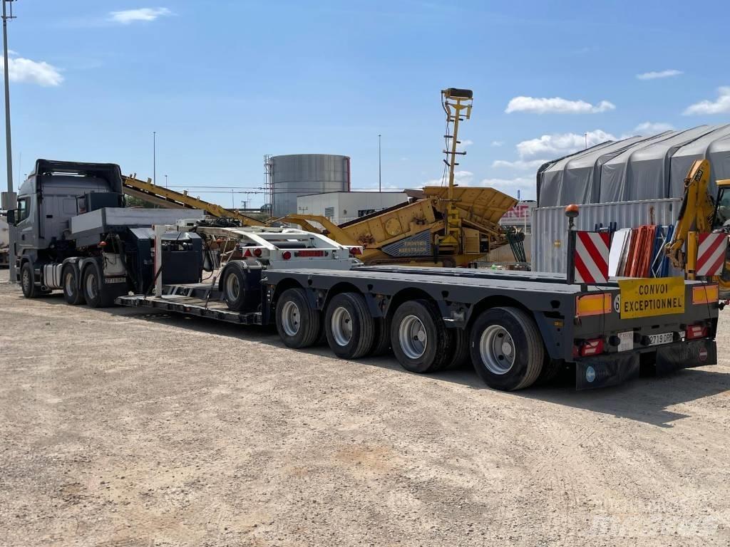 Scania R 580 Kamioni sa ravan platformom / vitlom