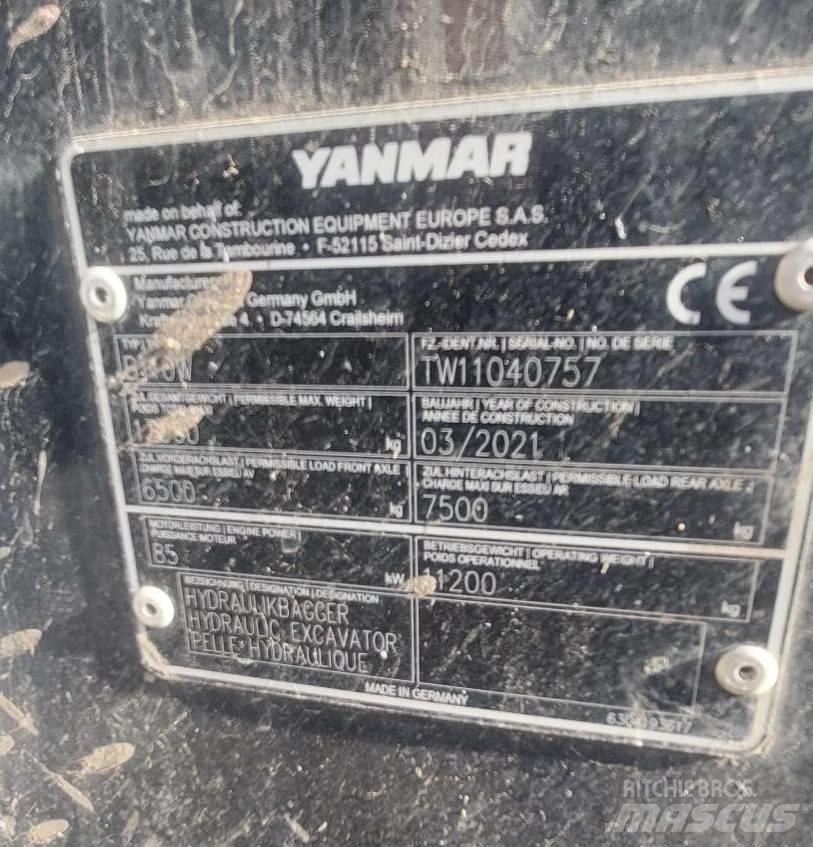Yanmar B 110 W Bageri točkaši