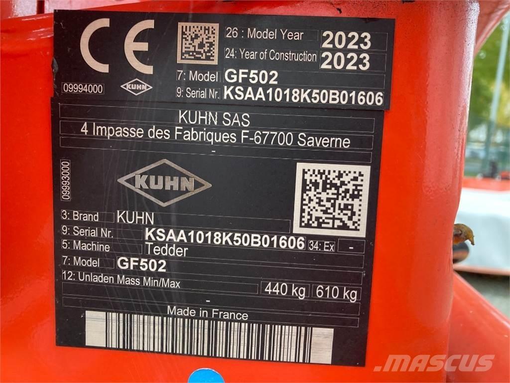 Kuhn GF 502 Okretači i sakupljači sena