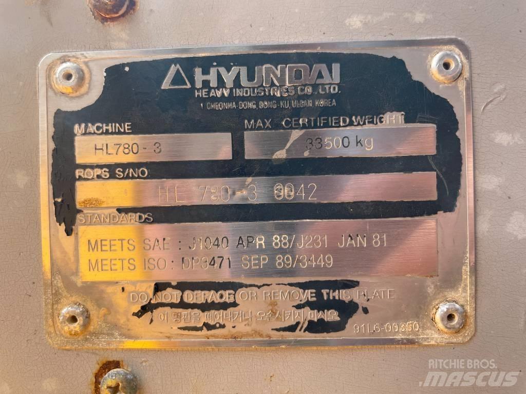 Hyundai HL 780-3 A Utovarivači na točkove