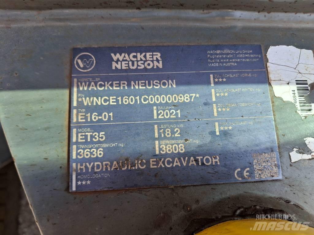 Wacker Neuson ET35 Bageri guseničari