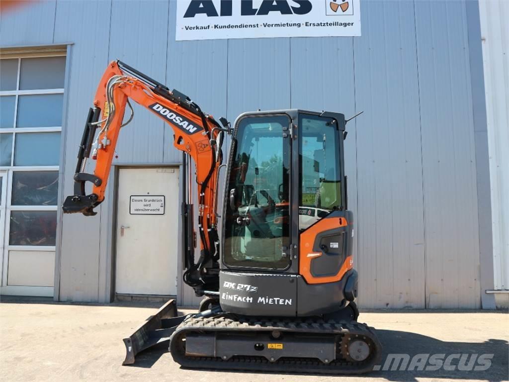 Doosan DX27Z-7 Mini bageri < 7t