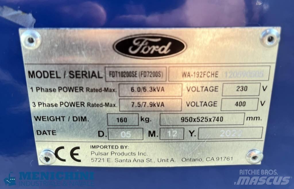 Ford FDT10200SE Dizel generatori