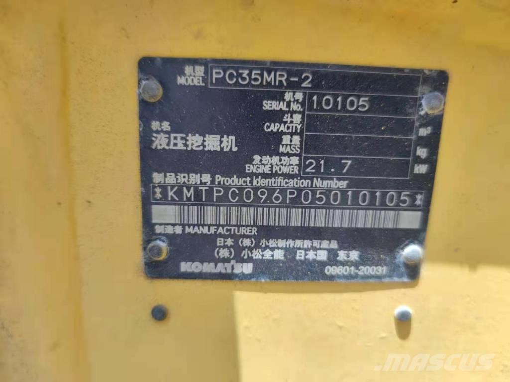 Komatsu PC 35 MR Mini bageri < 7t
