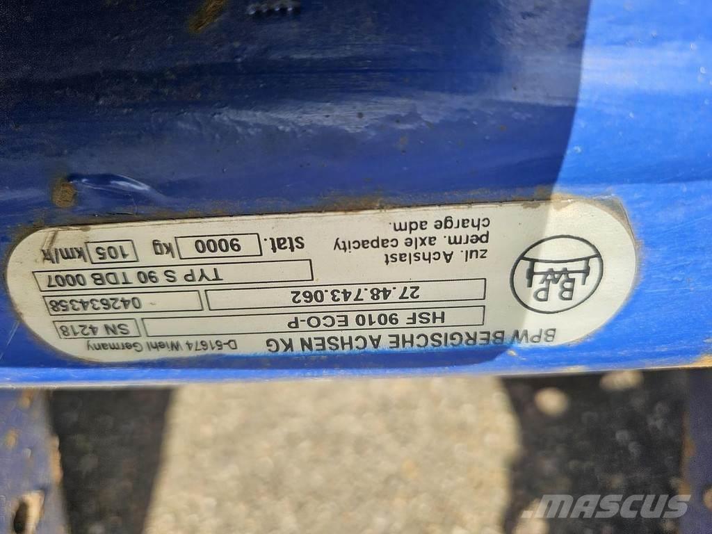 BPW HSF 9010 ECO-P Osovine