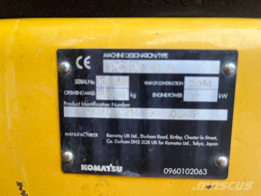 Komatsu PC 190 LC-8 Bageri guseničari