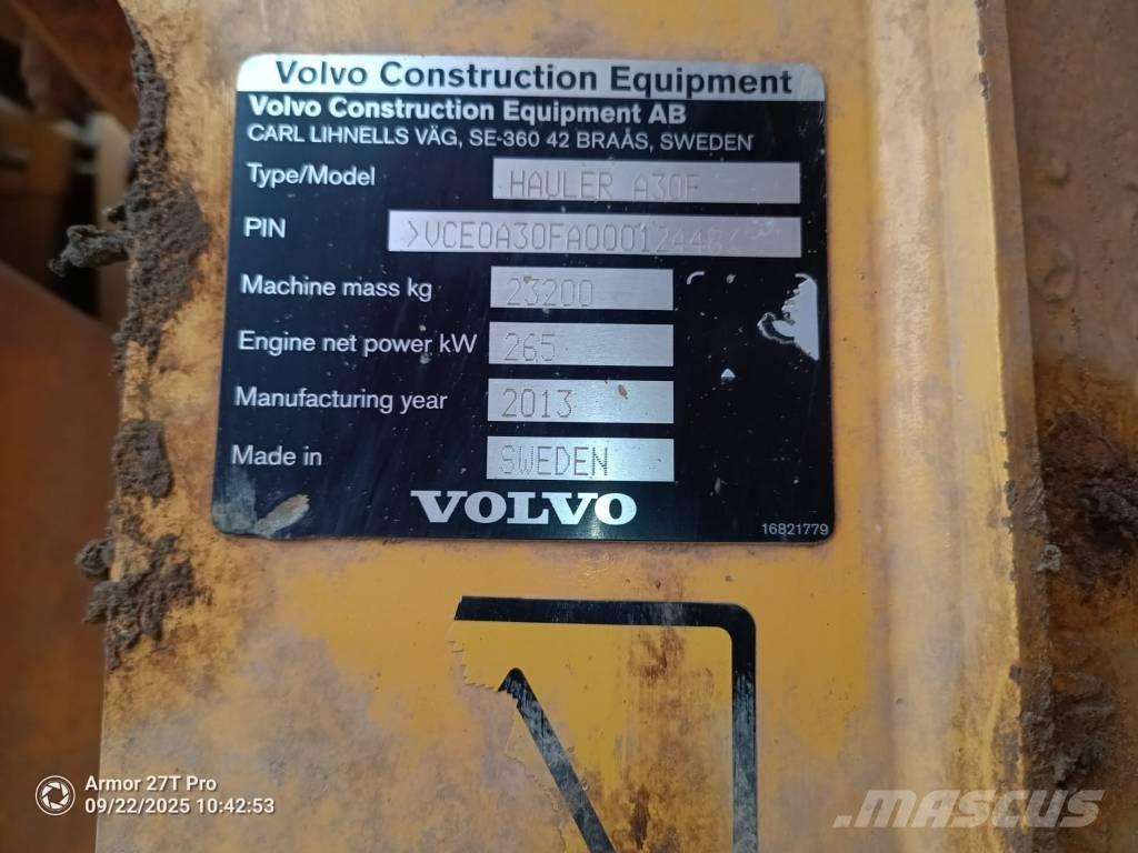 Volvo A 30 F Zglobni damperi