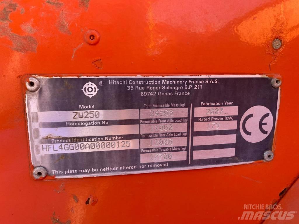 Hitachi ZW 250 Utovarivači na točkove