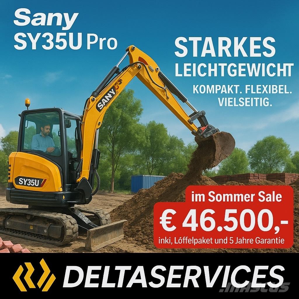 Sany SY 35 U Mini bageri < 7t
