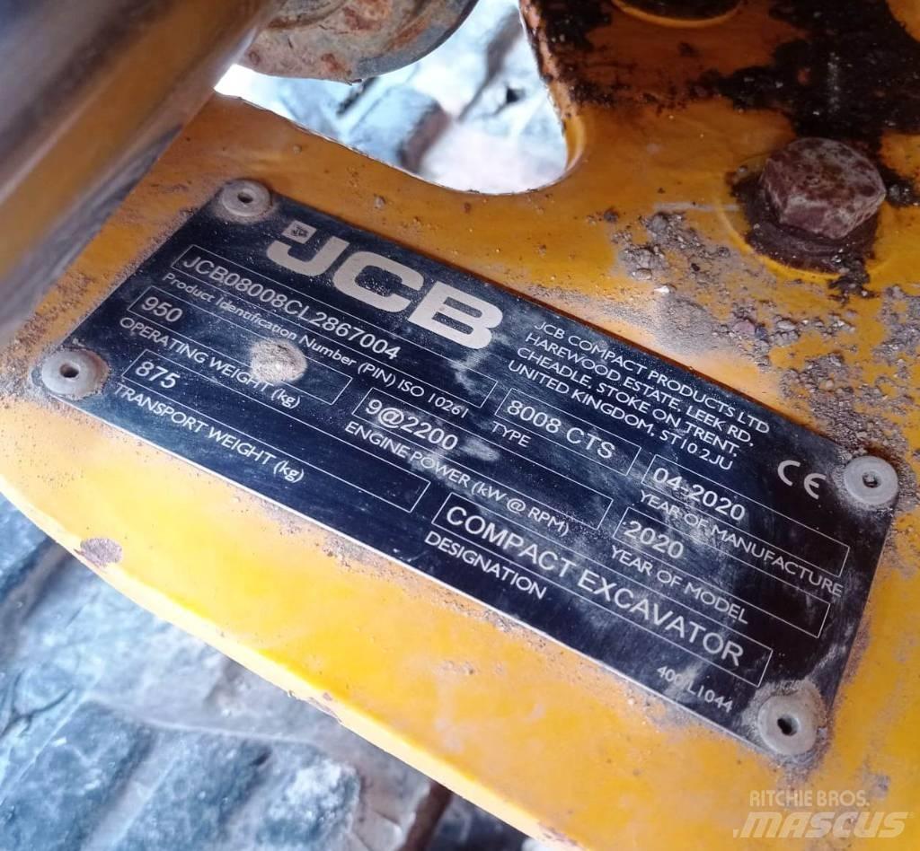 JCB 8008 CTS Mini bageri < 7t