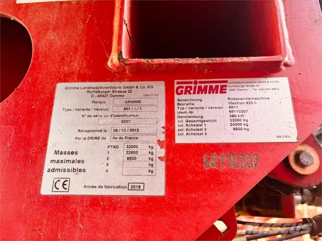 Grimme MAXTRON 620 Kombajni za cveklu