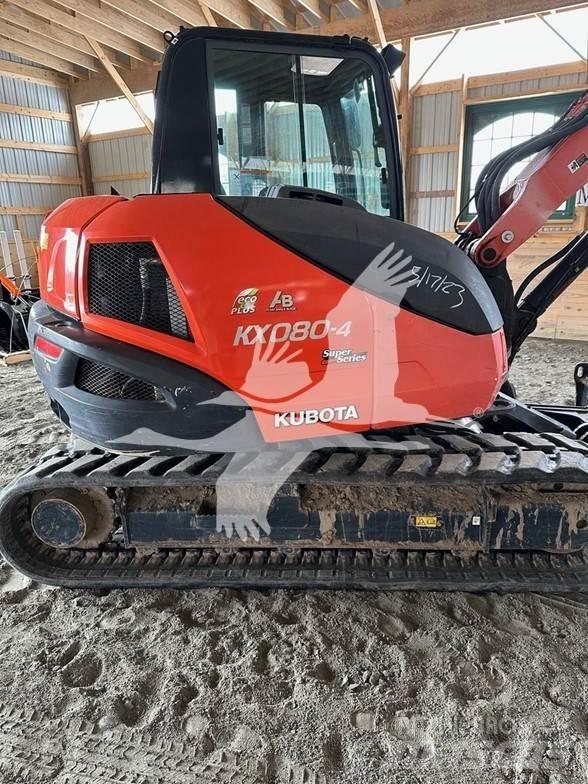 Kubota KX080-4 Bageri guseničari