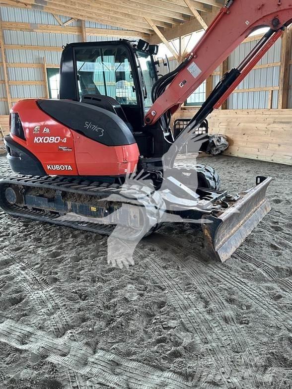 Kubota KX080-4 Bageri guseničari