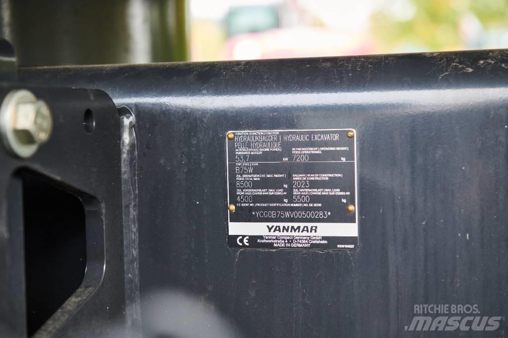Yanmar B 75 W Bageri točkaši