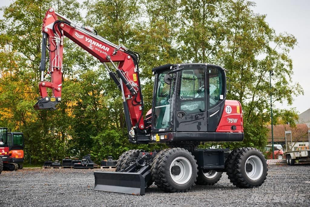 Yanmar B 75 W Bageri točkaši