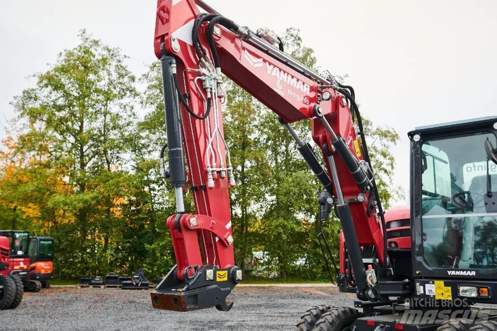 Yanmar B 75 W Bageri točkaši