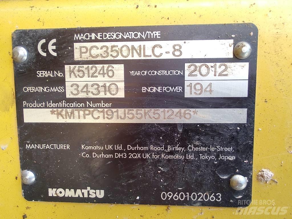 Komatsu PC 350 NLC-8 Bageri guseničari