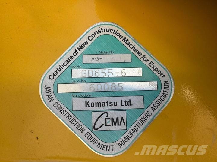Komatsu GD 655-6 Grejderi