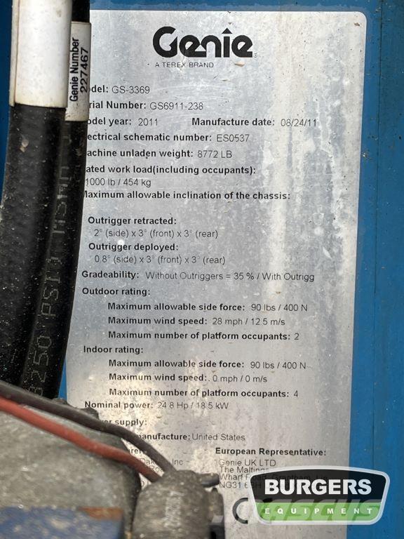 Genie GS-3369 RT Makazaste platforme