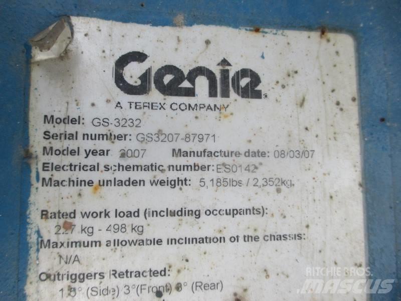Genie GS 3232 Makazaste platforme