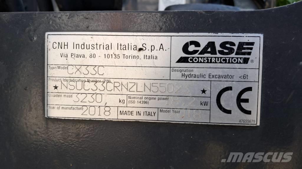 CASE CX 33 C Mini bageri < 7t