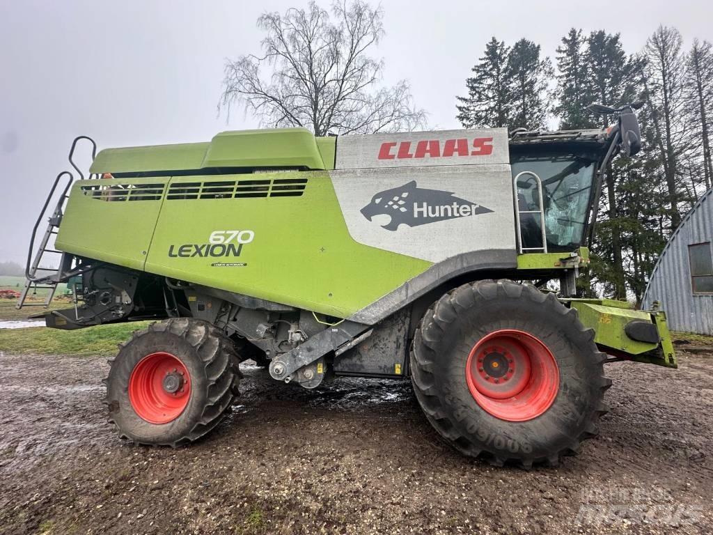 CLAAS Lexion 670 Kombajni