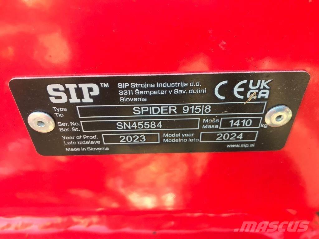 SIP SPIDER 915 / 8 Okretači i sakupljači sena