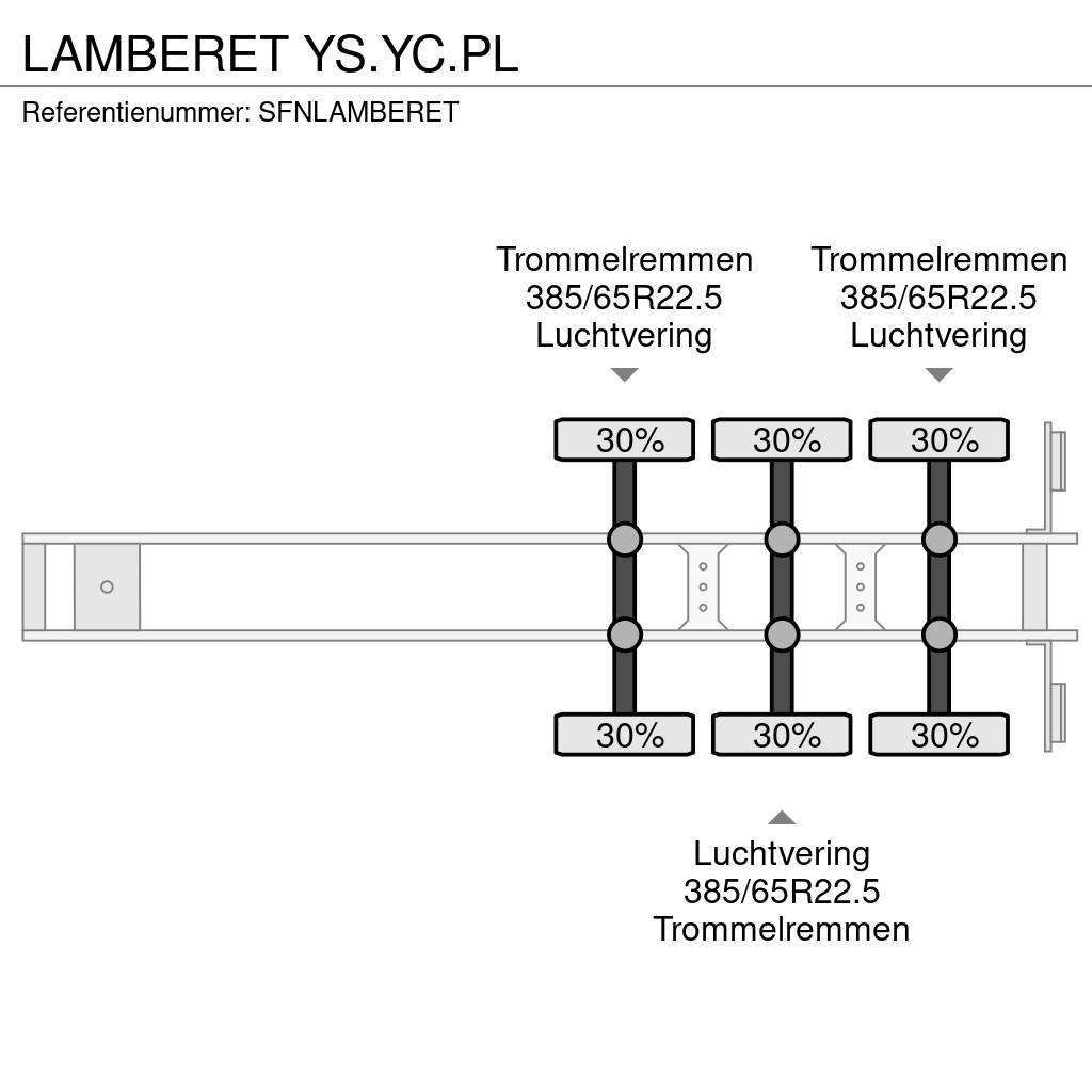 Lamberet YS.YC.PL Poluprikolice hladnjače
