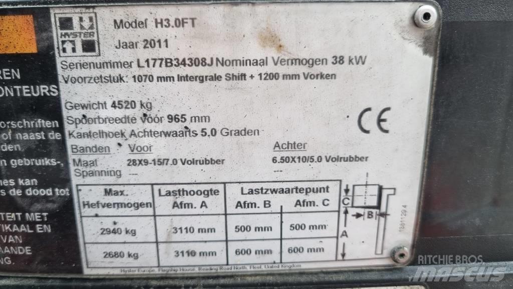 Hyster H 3.00 FT Plinski viljuškari