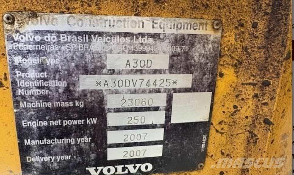 Volvo A 30 D Zglobni damperi