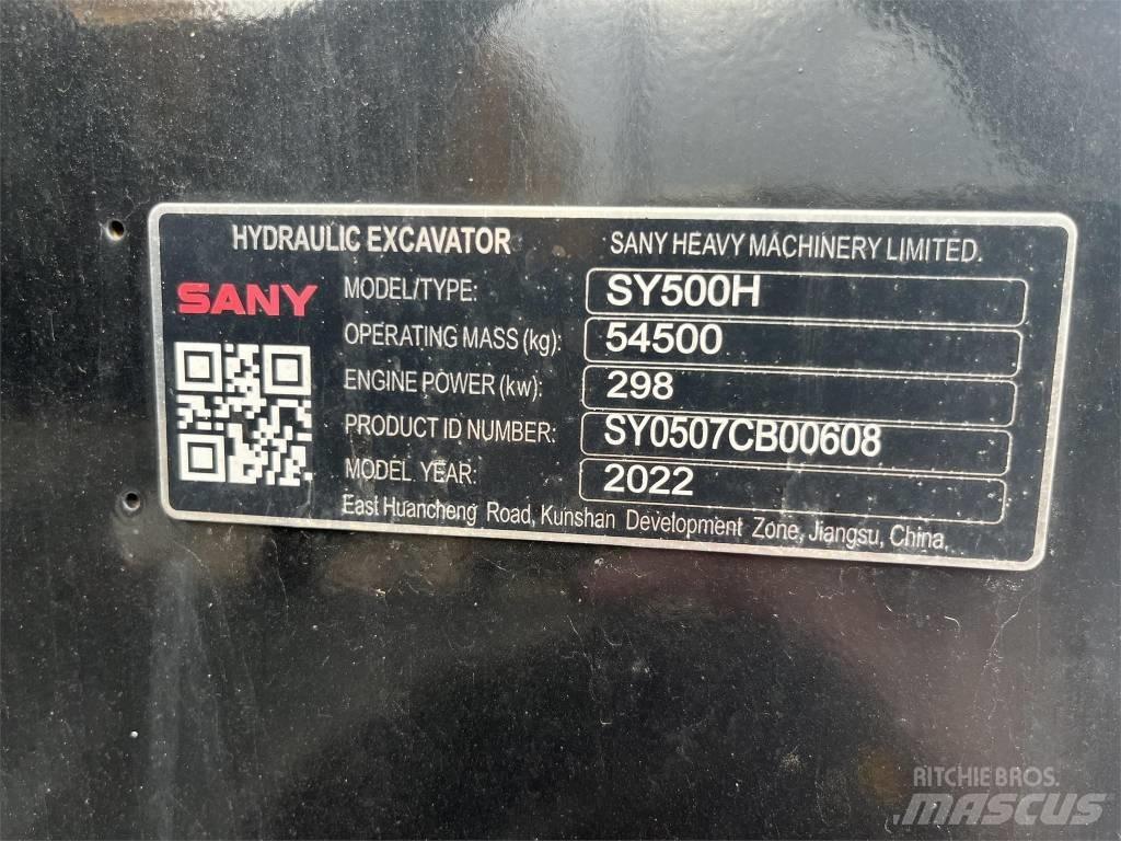 Sany SY 500 H Bageri guseničari