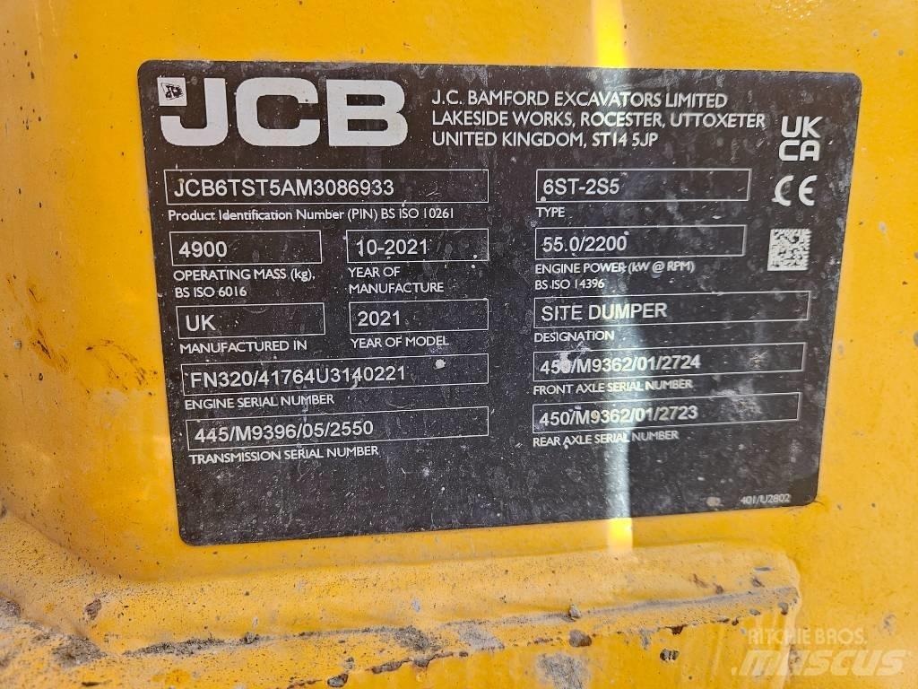JCB 6ST-2S5 Zglobni damperi