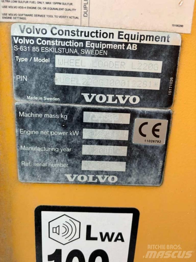 Volvo L 220 G Utovarivači na točkove