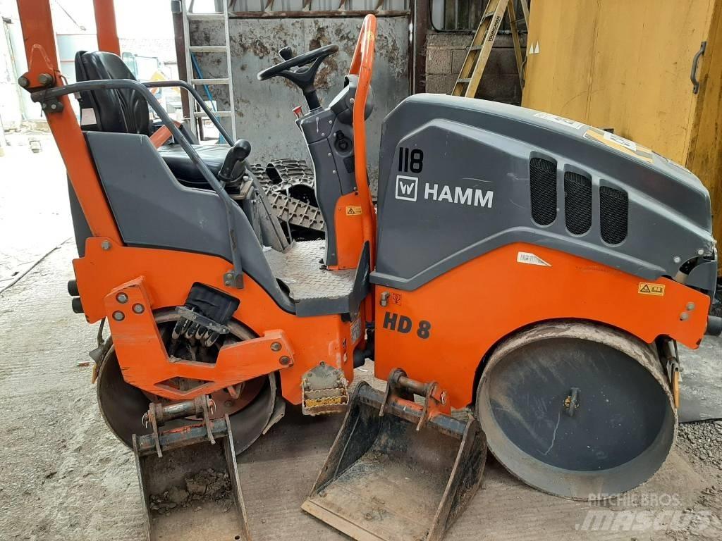 Hamm HD 8 VV Valjci sa duplim bubnjem