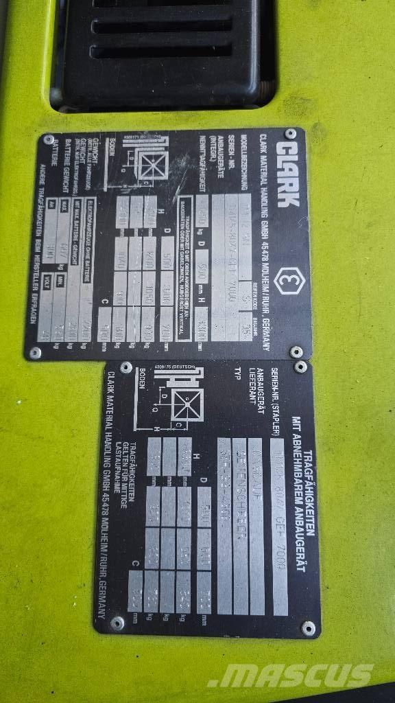 Clark TM 12 SN Električni viljuškari