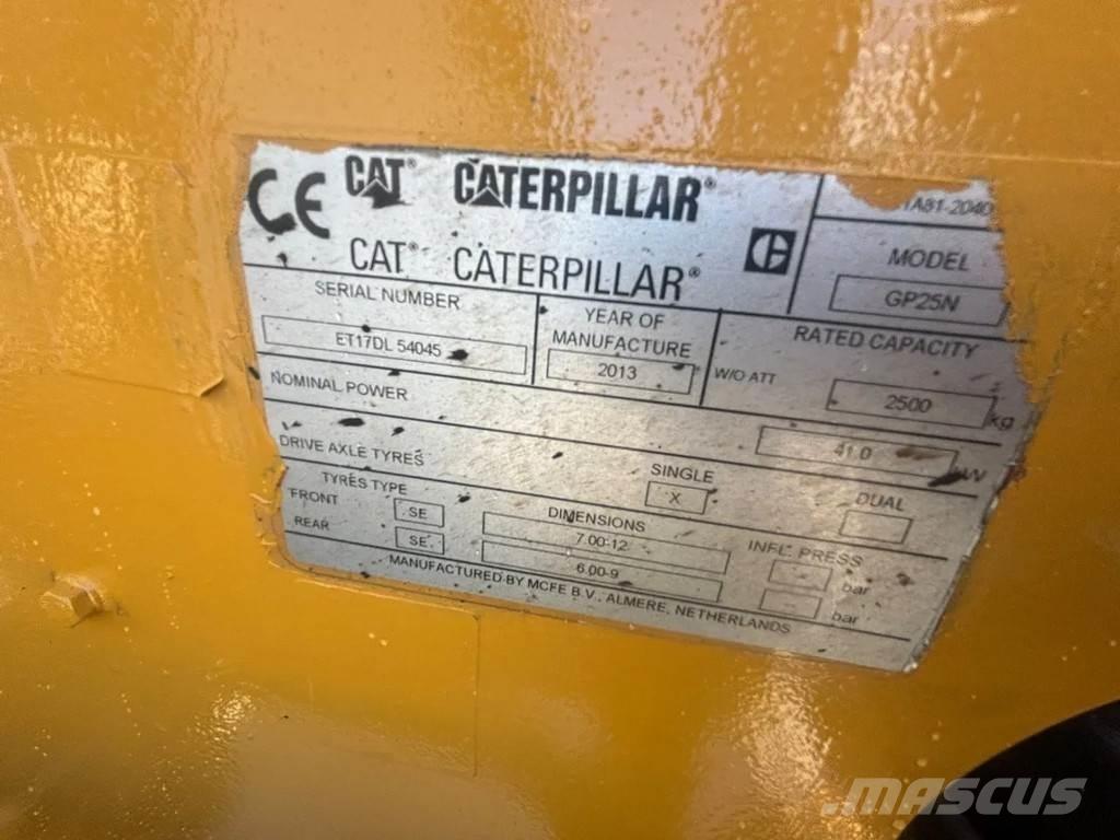 CAT GP25N Heftruck Plinski viljuškari